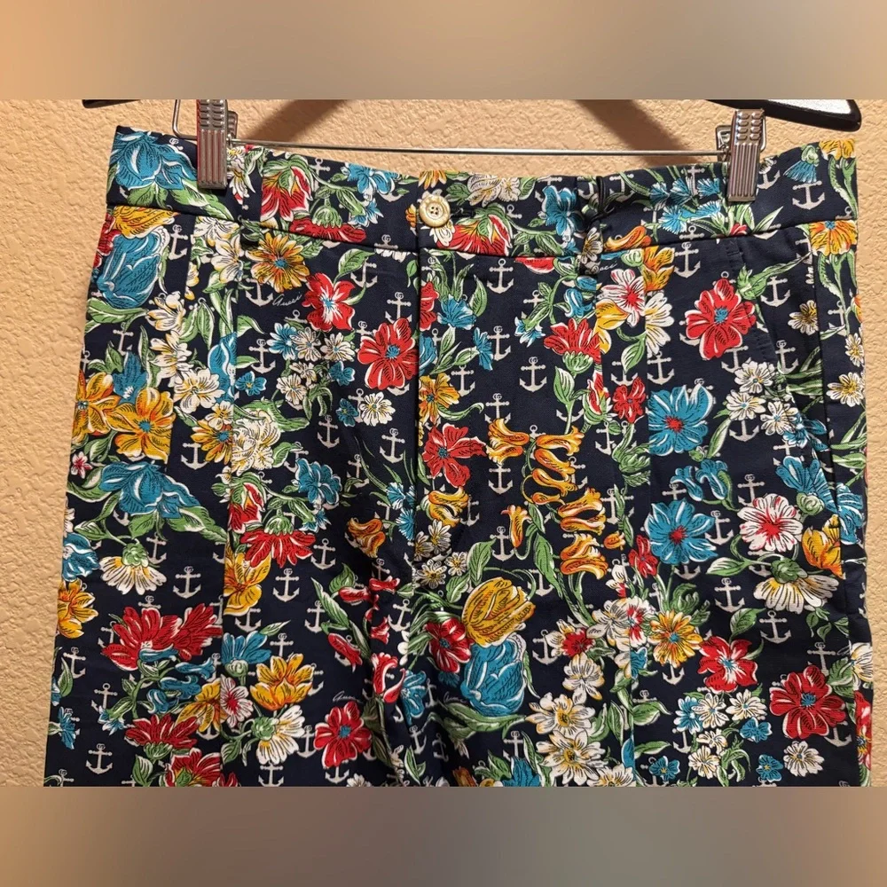 New Authentic Gucci GG Logo Multicolor Floral Pants Size IT 50 / US 34